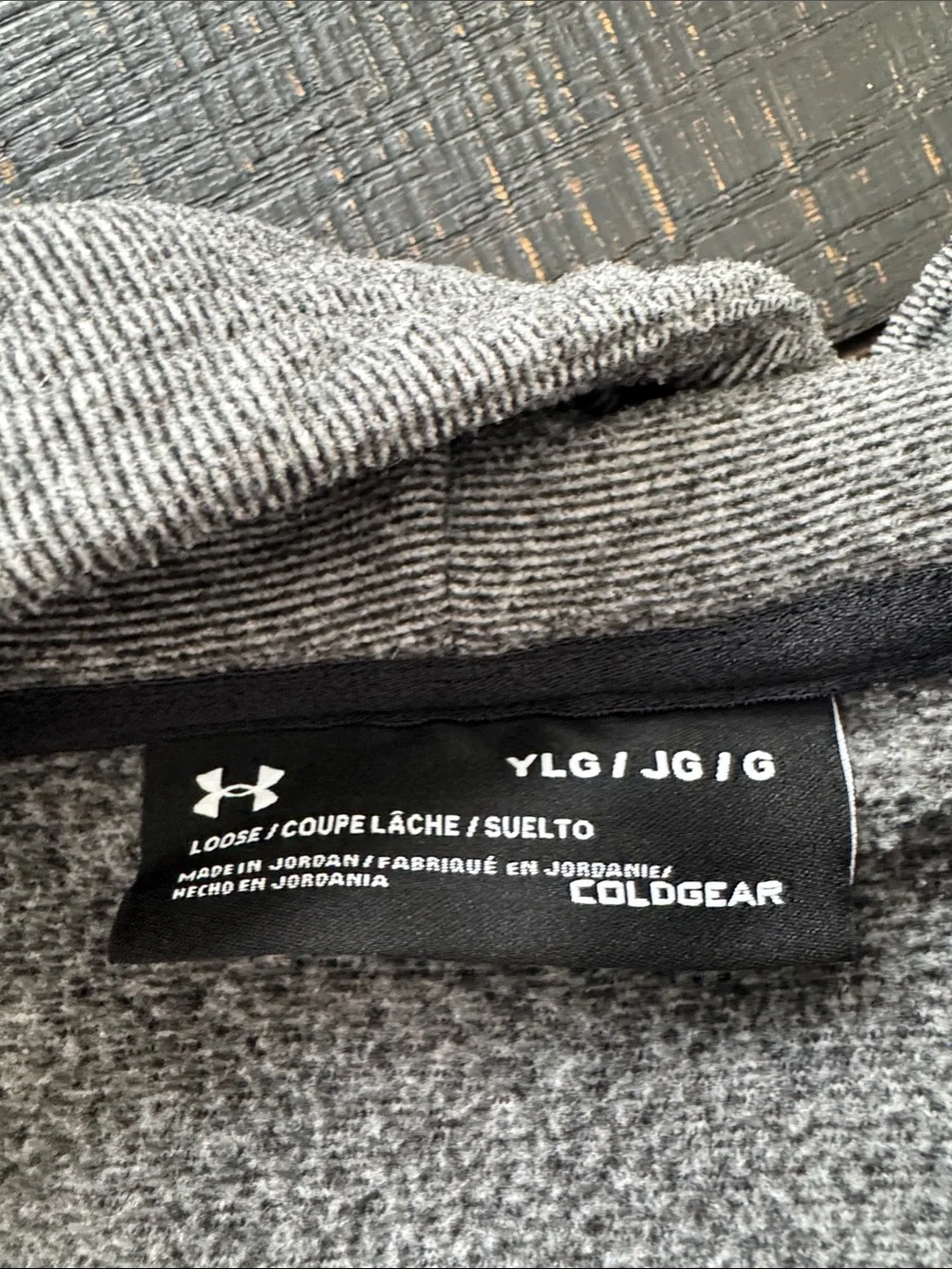 Under Armour Gray 1/2 Zip Kids Jacket with IMG Academy Logo